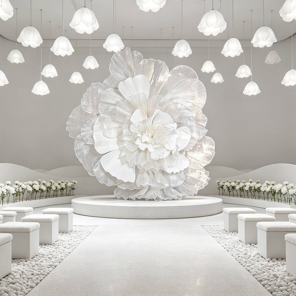 Flowerva Luminous Cloud Bloom Statement Decor