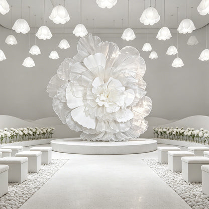 Flowerva Luminous Cloud Bloom Statement Decor