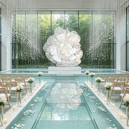 Flowerva Luminous Cloud Bloom Statement Decor