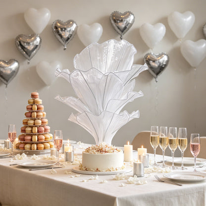 Flowerva Height Fabric Table Flower Wedding Decor(Without Flowers)