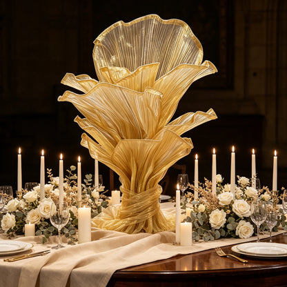 Flowerva Height Fabric Table Flower Wedding Decor(Without Flowers)
