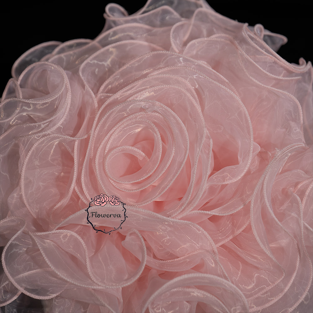 Flowerva Super Fluffy Organza Flower Wedding Decor