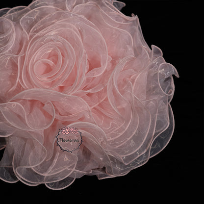 Flowerva Super Fluffy Organza Flower Wedding Decor