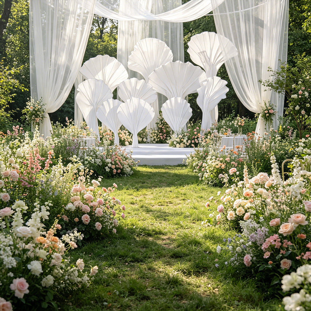 Flowerva Aetherial Plume Wedding Decor