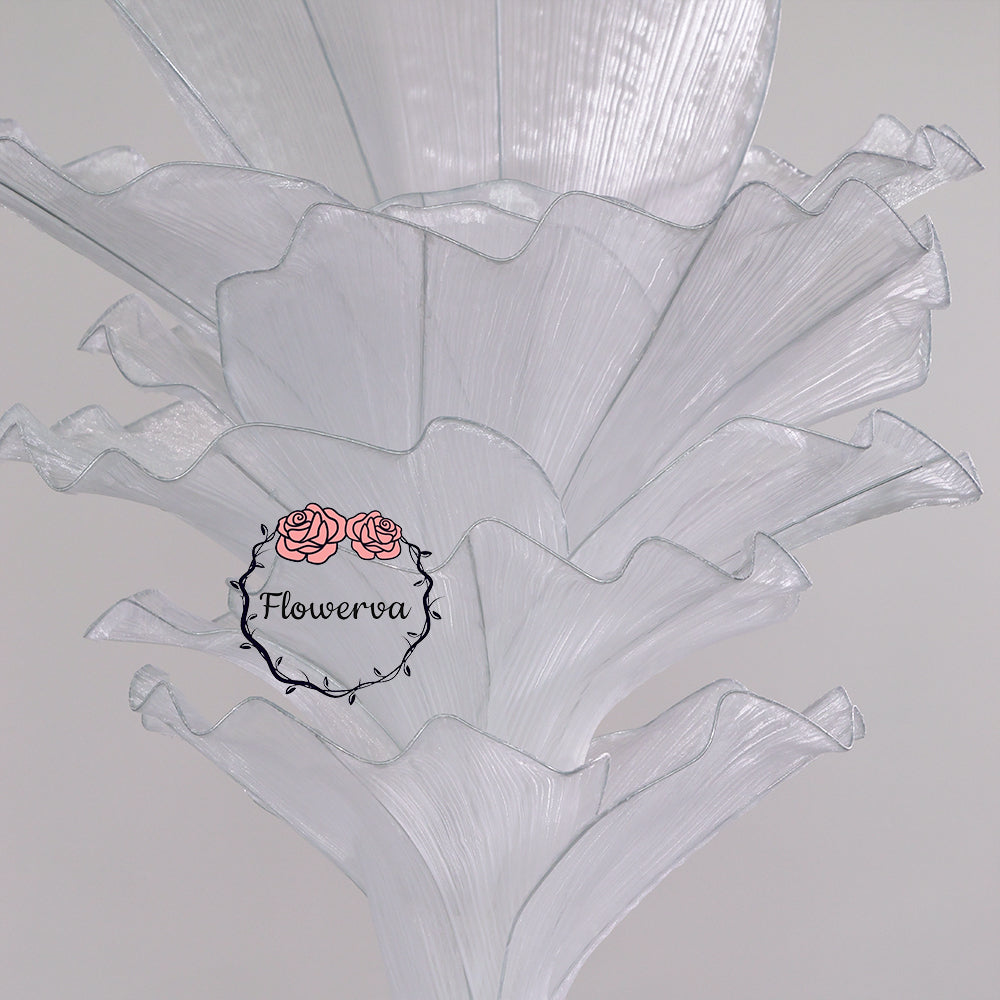 Flowerva Artistic Table Flower Wedding Decor Pure White 100cm