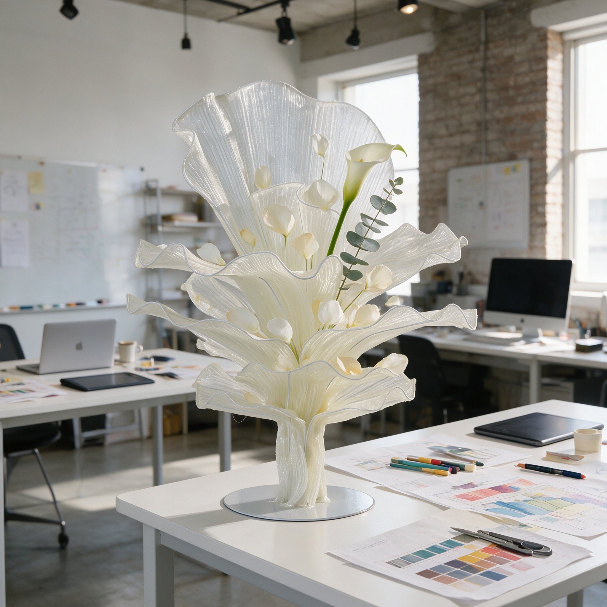 Flowerva Signature Sculptural Table Flower Ceremony Decor