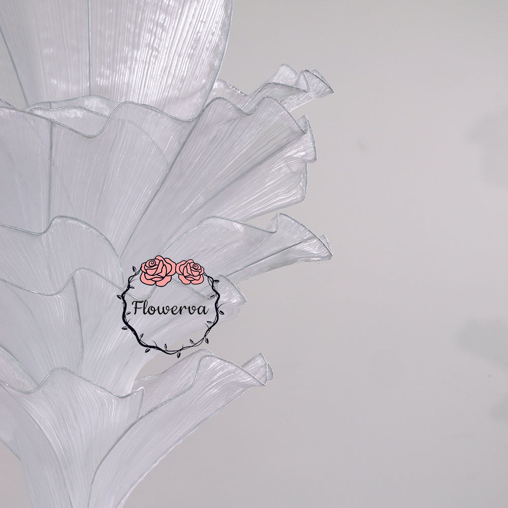 Flowerva Artistic Table Flower Wedding Decor Pure White 100cm