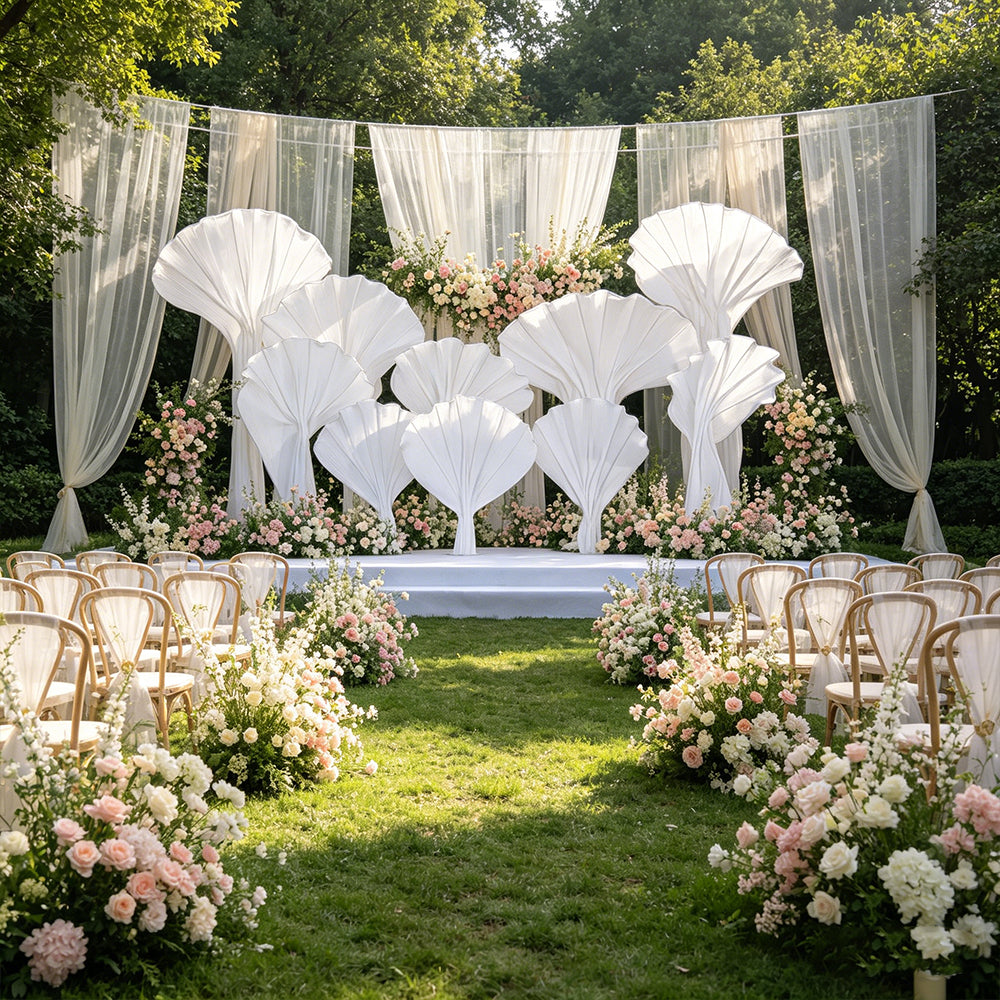Flowerva Aetherial Plume Wedding Decor
