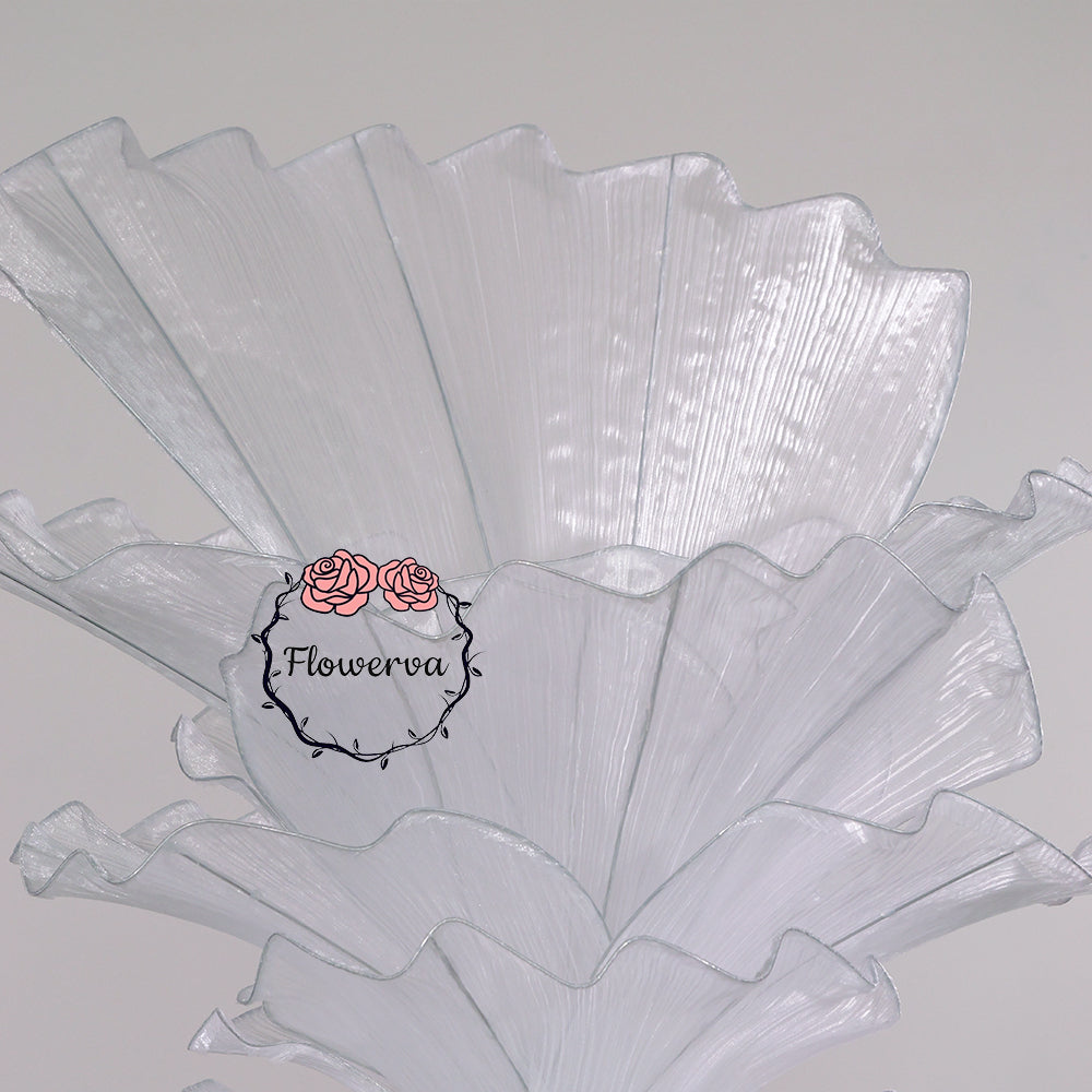 Flowerva Artistic Table Flower Wedding Decor Pure White 100cm