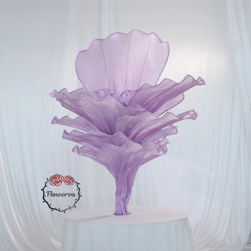 Flowerva Luxury Fabric Floral Centerpieces Handcrafted Wedding & Event Decor