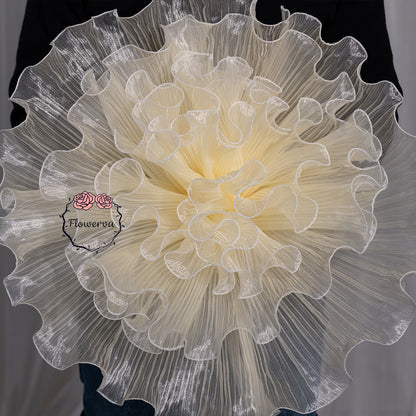 Flowerva – «grand Vase» blanc géant à faire soi-même, fleurs pour toujours, décoration d'arrière-plan pour fête de mariage