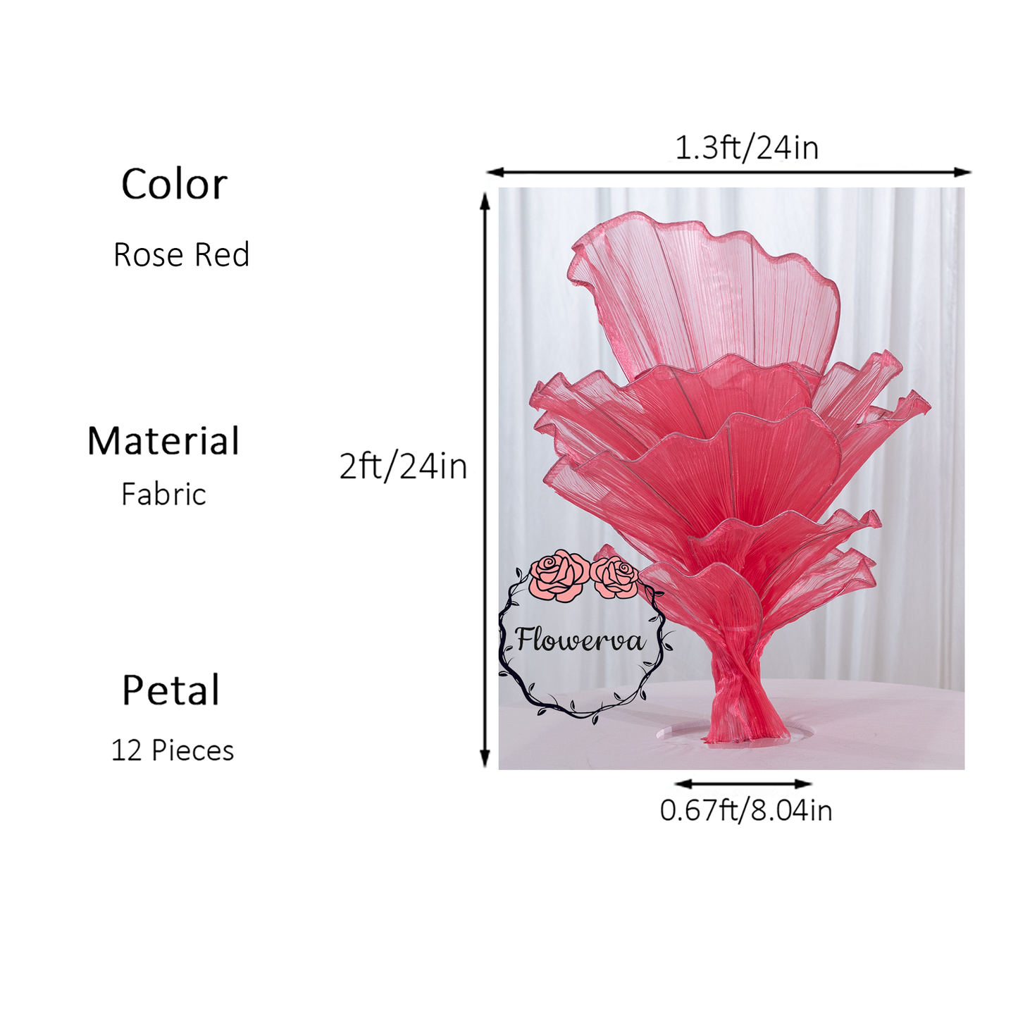 Flowerva Versatile Table Floral Wedding & Event Decor