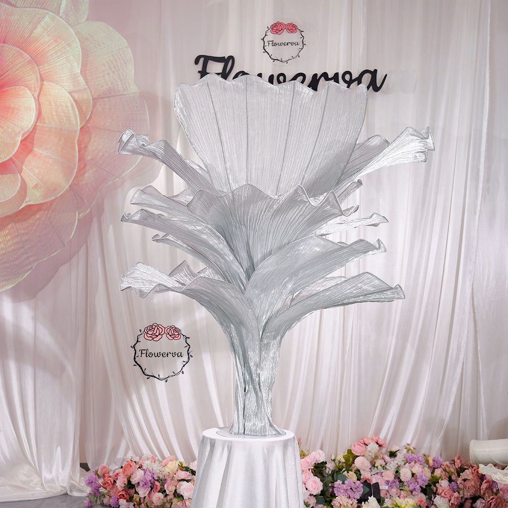 Flowerva Height Fabric Table Flower Wedding Decor(Without Flowers)