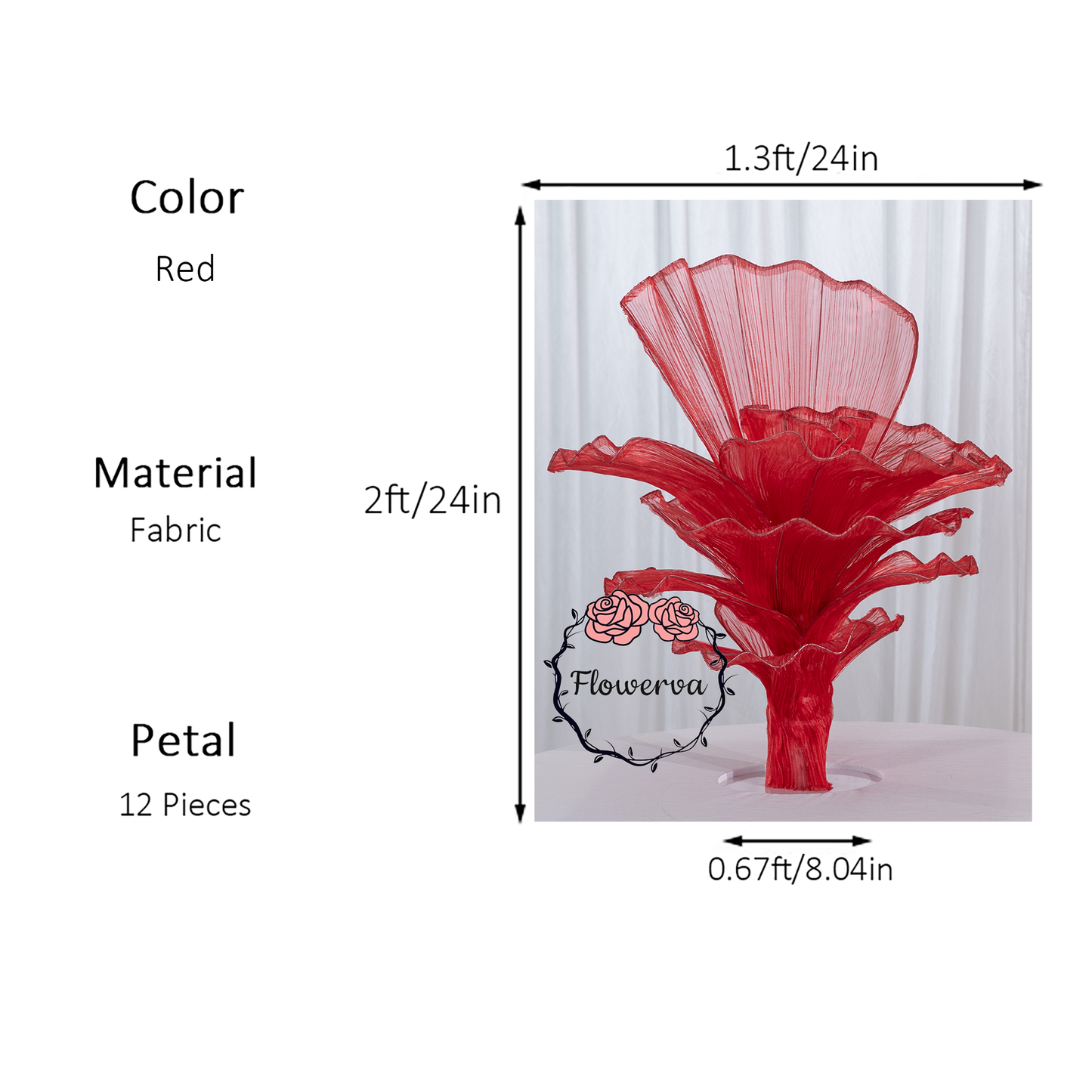 Flowerva Versatile Table Floral Wedding & Event Decor