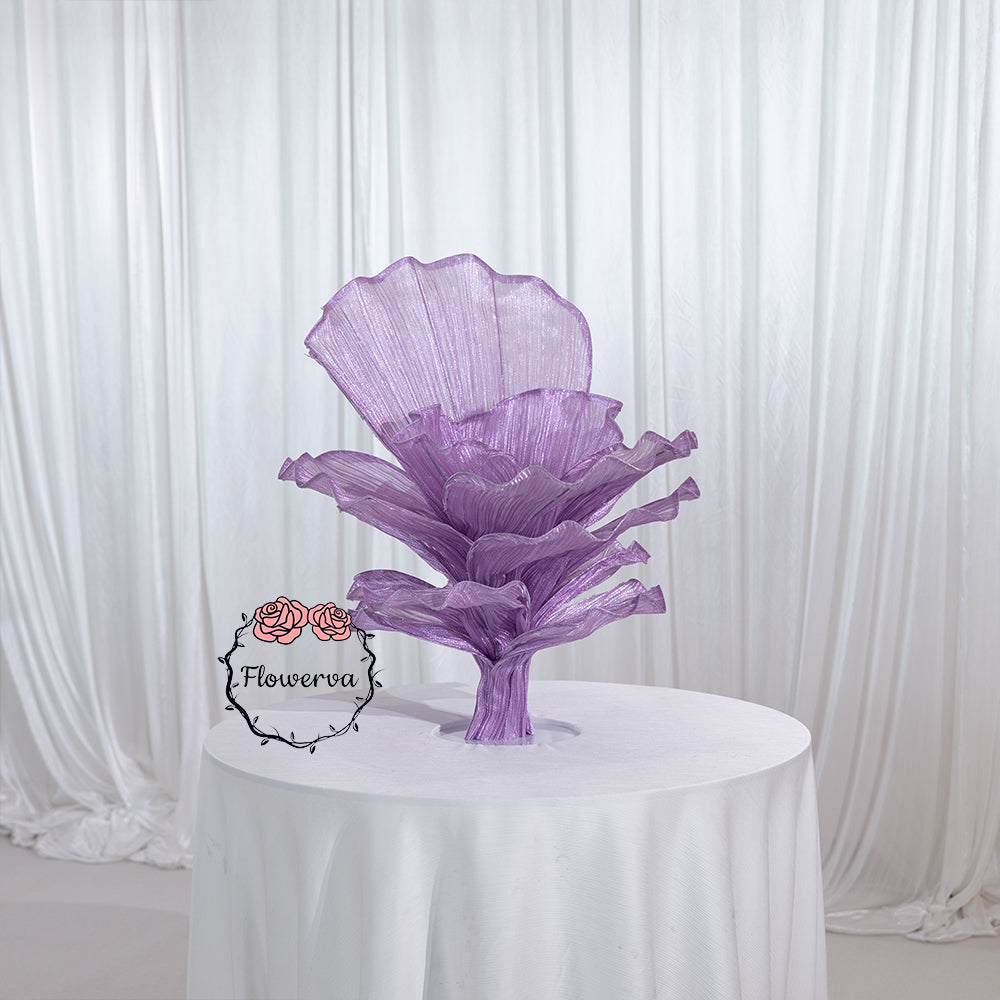 Flowerva Table Flower Wedding Decoration Pearl Purple