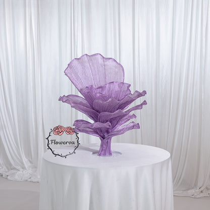 Flowerva Table Flower Wedding Decoration Pearl Purple
