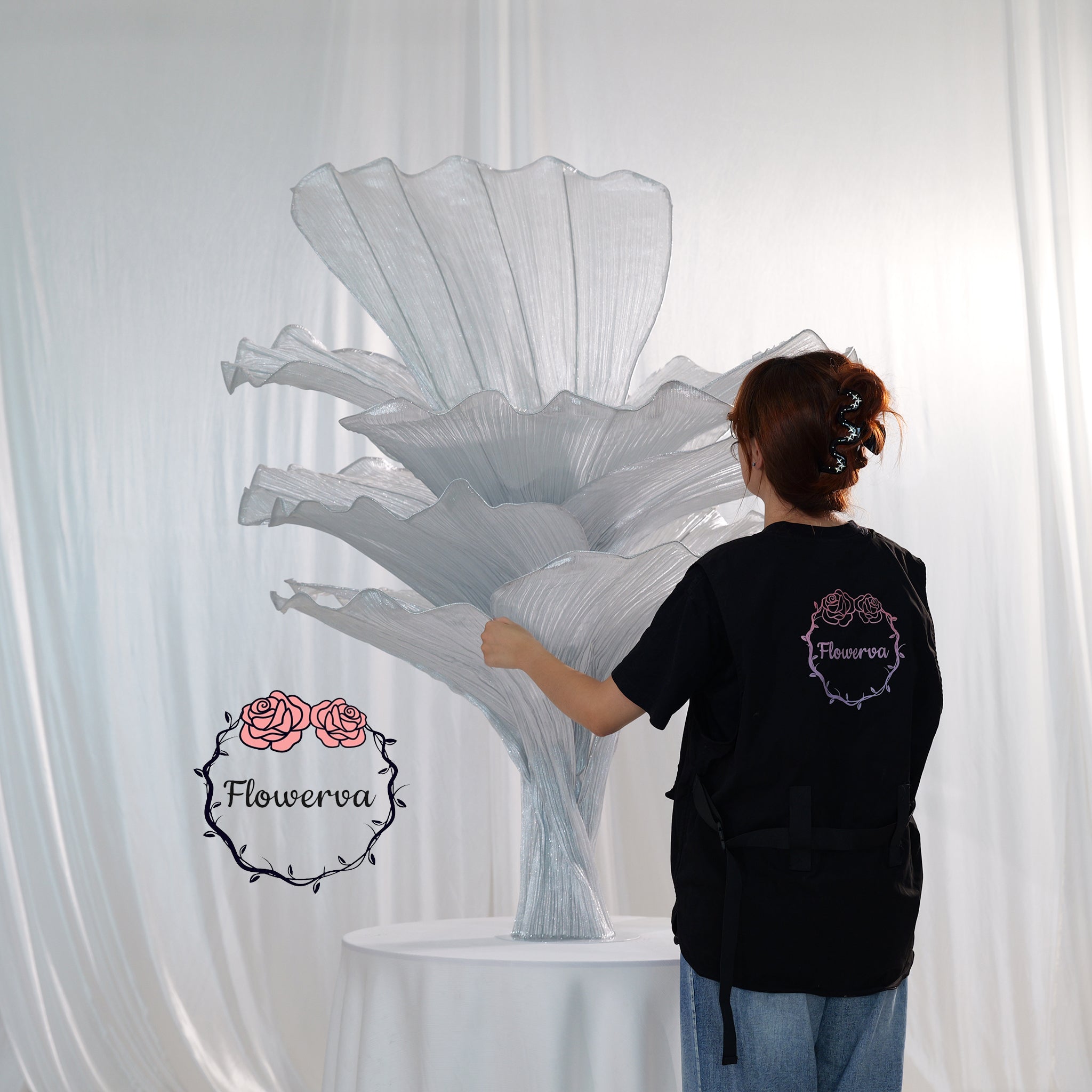 Ensemble de 36 pétales semi-finis