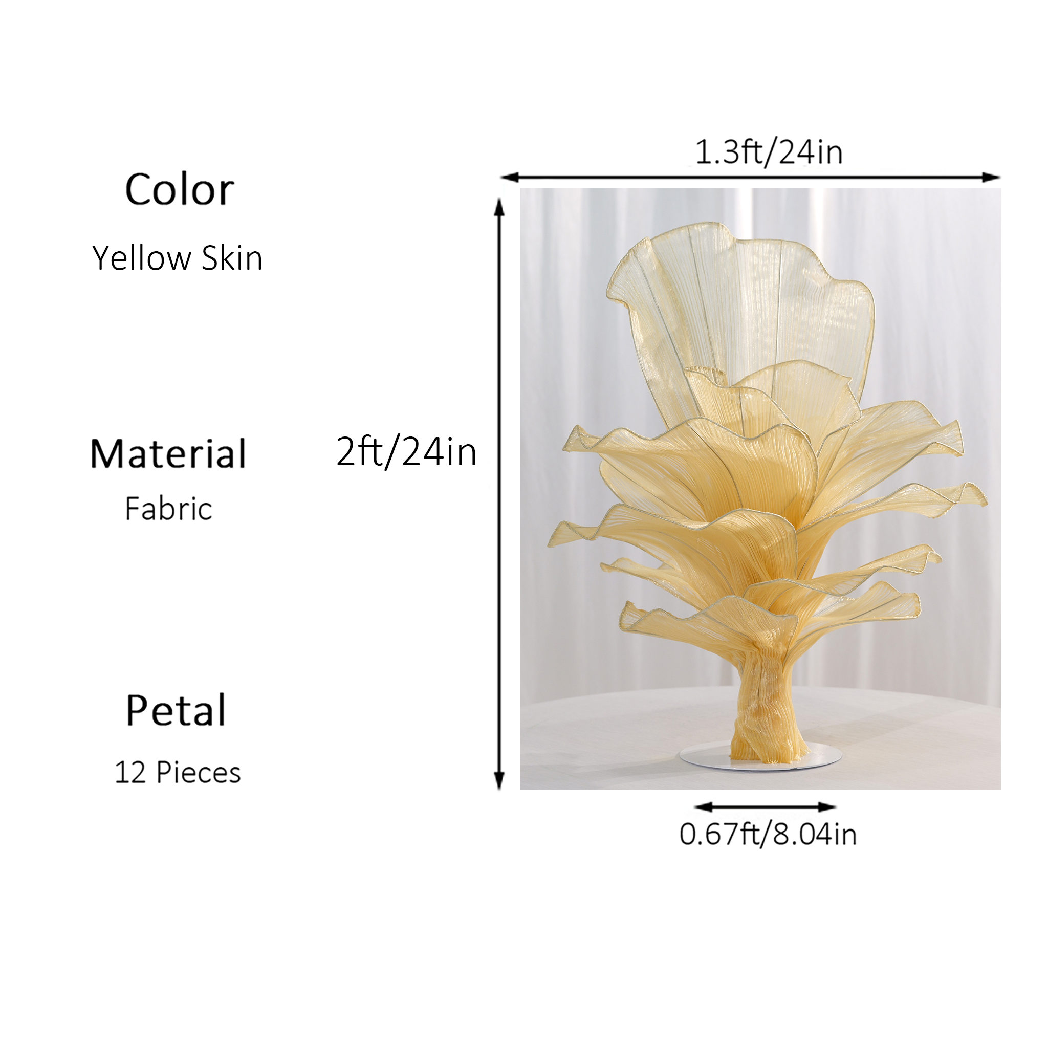 Flowerva Versatile Table Florals for Weddings, Events & Everyday Decor