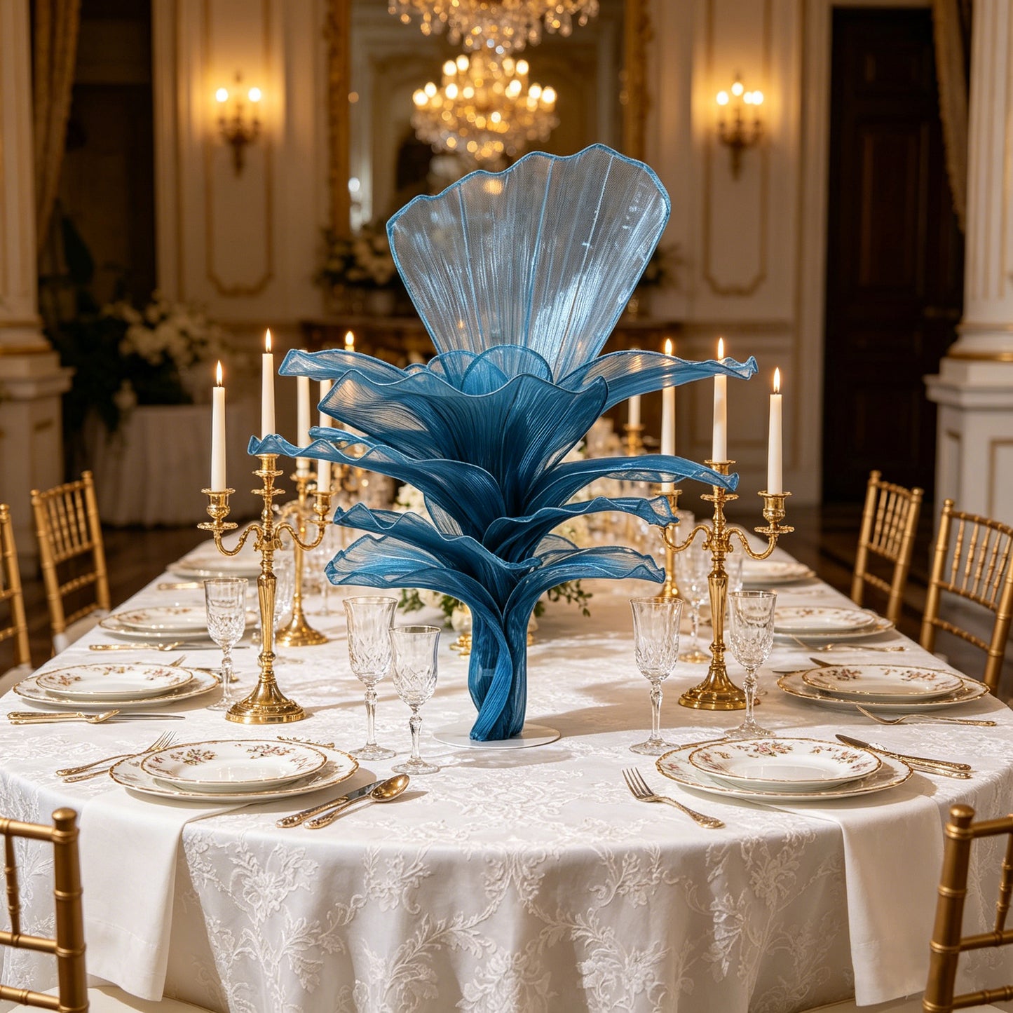 Flowerva Height Fabric Table Flower Wedding Decor(Without Flowers)