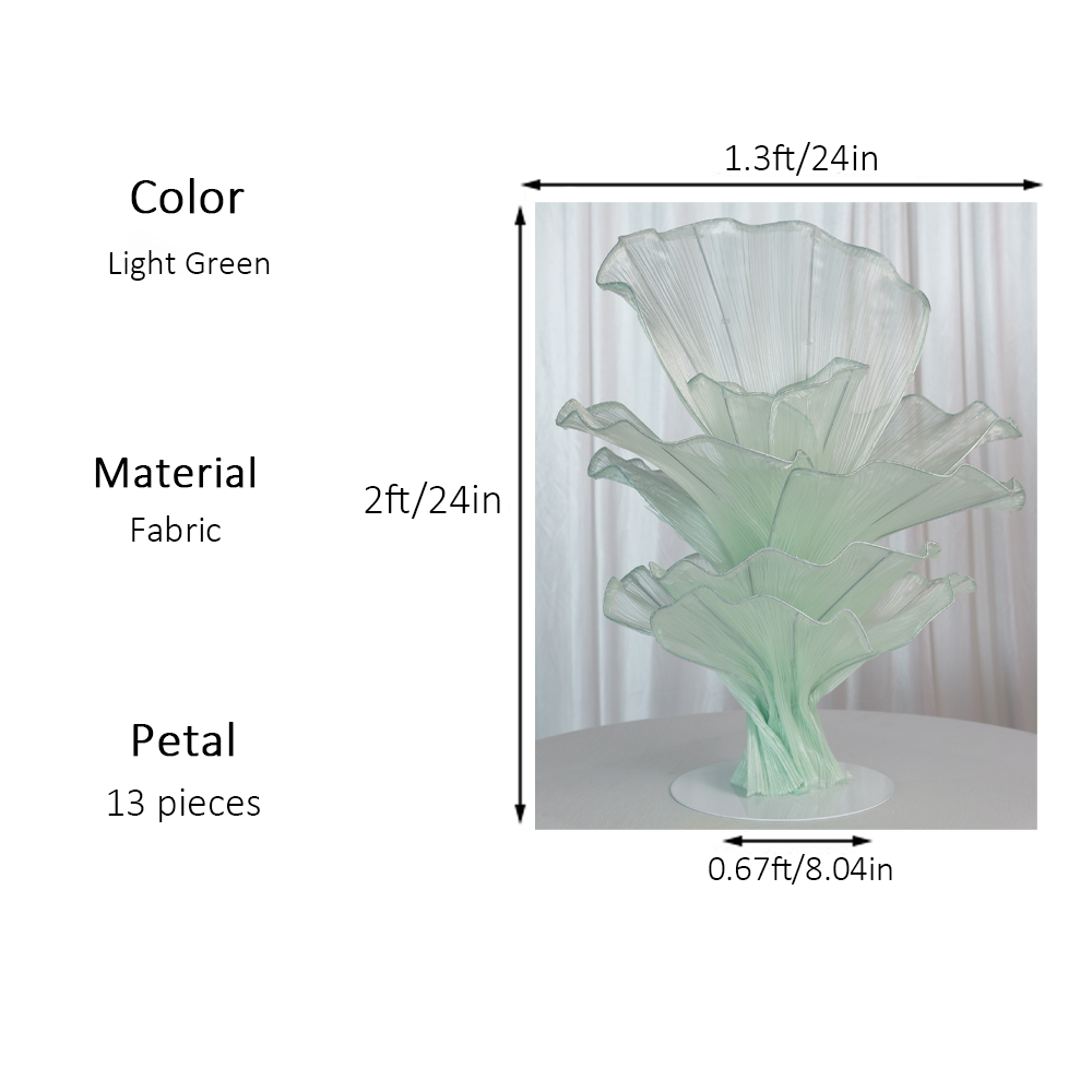 Flowerva Height Fabric Table Flower Wedding Decor(Without Flowers)