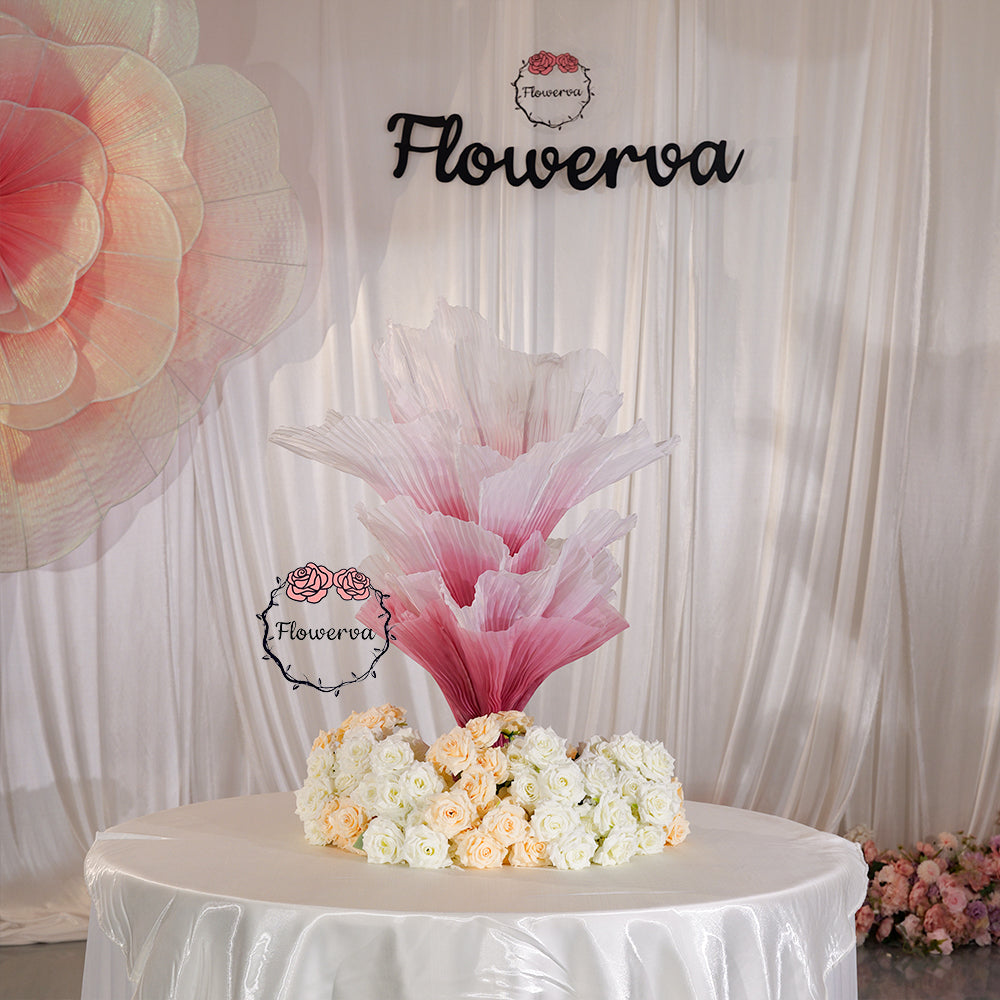 Flowerva "Romantic Light" Table Flower Wedding Decoration/Home Decor