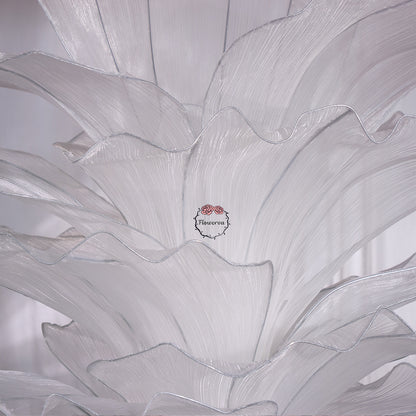 Flowerva Pure White Artistic Wedding Table Decorations