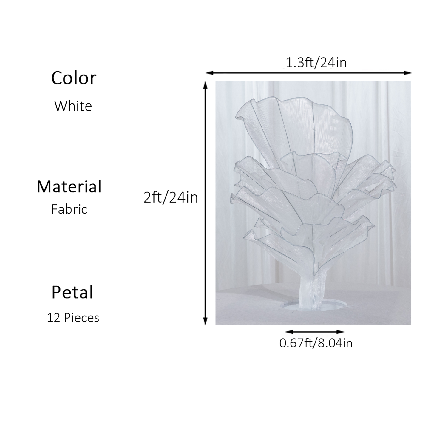 Flowerva Versatile Table Floral Wedding & Event Decor