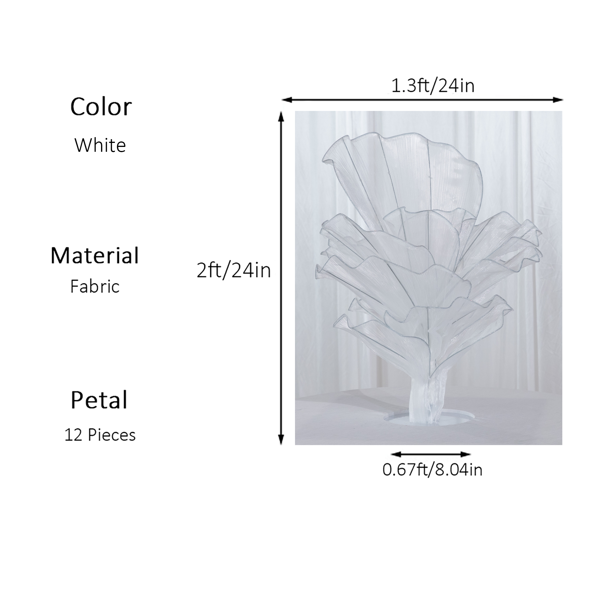Flowerva Versatile Table Florals for Weddings, Events & Everyday Decor