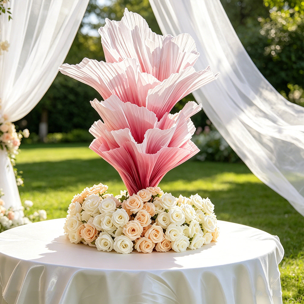 Flowerva "Romantic Light" Table Flower Wedding Decoration/Home Decor