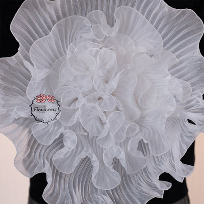 Flowerva – «grand Vase» blanc géant à faire soi-même, fleurs pour toujours, décoration d'arrière-plan pour fête de mariage