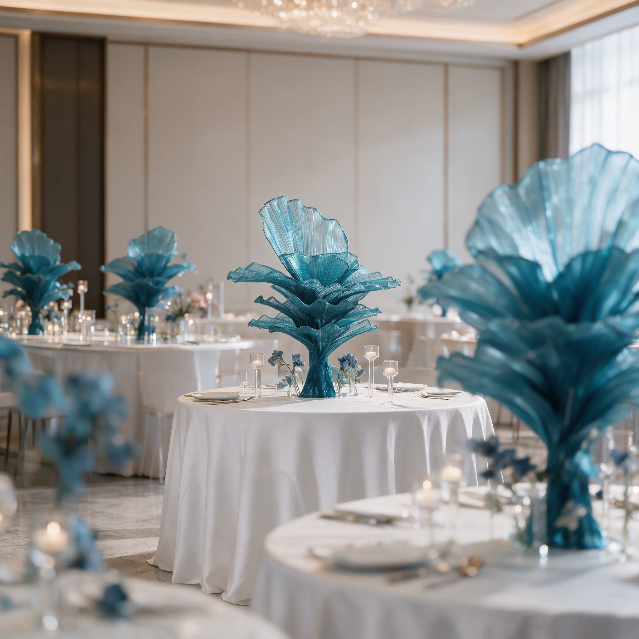 Flowerva "Ocean Love" Wedding Ceremony Deep Lake Blue
