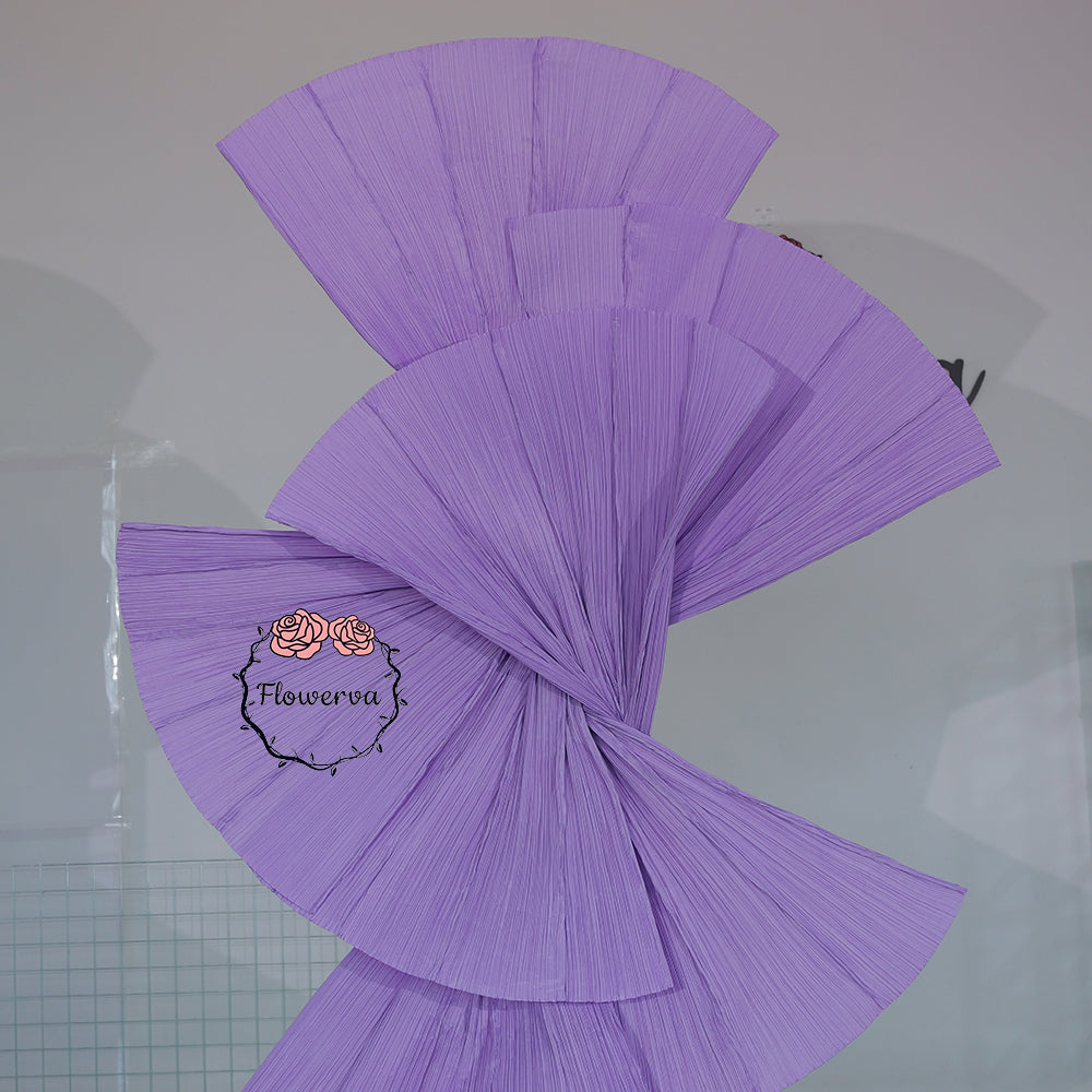 Flowerva Retro Fan Shaped Design Wedding&Event Decoration