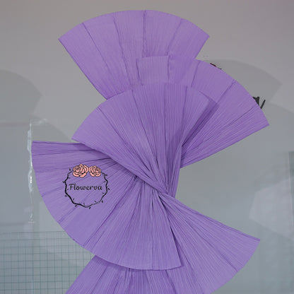Flowerva Retro Fan Shaped Design Wedding&Event Decoration