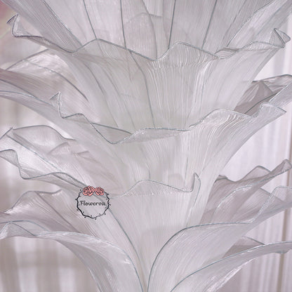 Flowerva Pure White Artistic Wedding Table Decorations