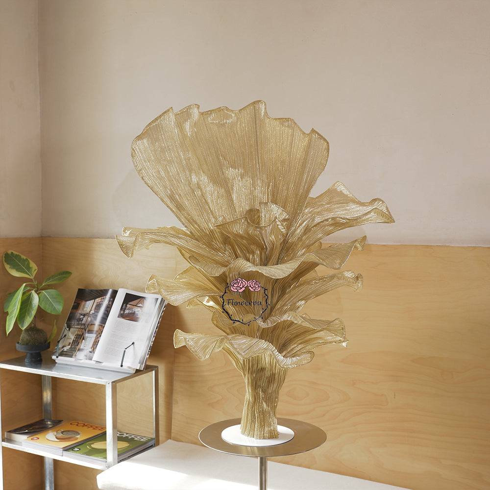 Flowerva Height Fabric Table Flower Wedding Decor(Without Flowers)