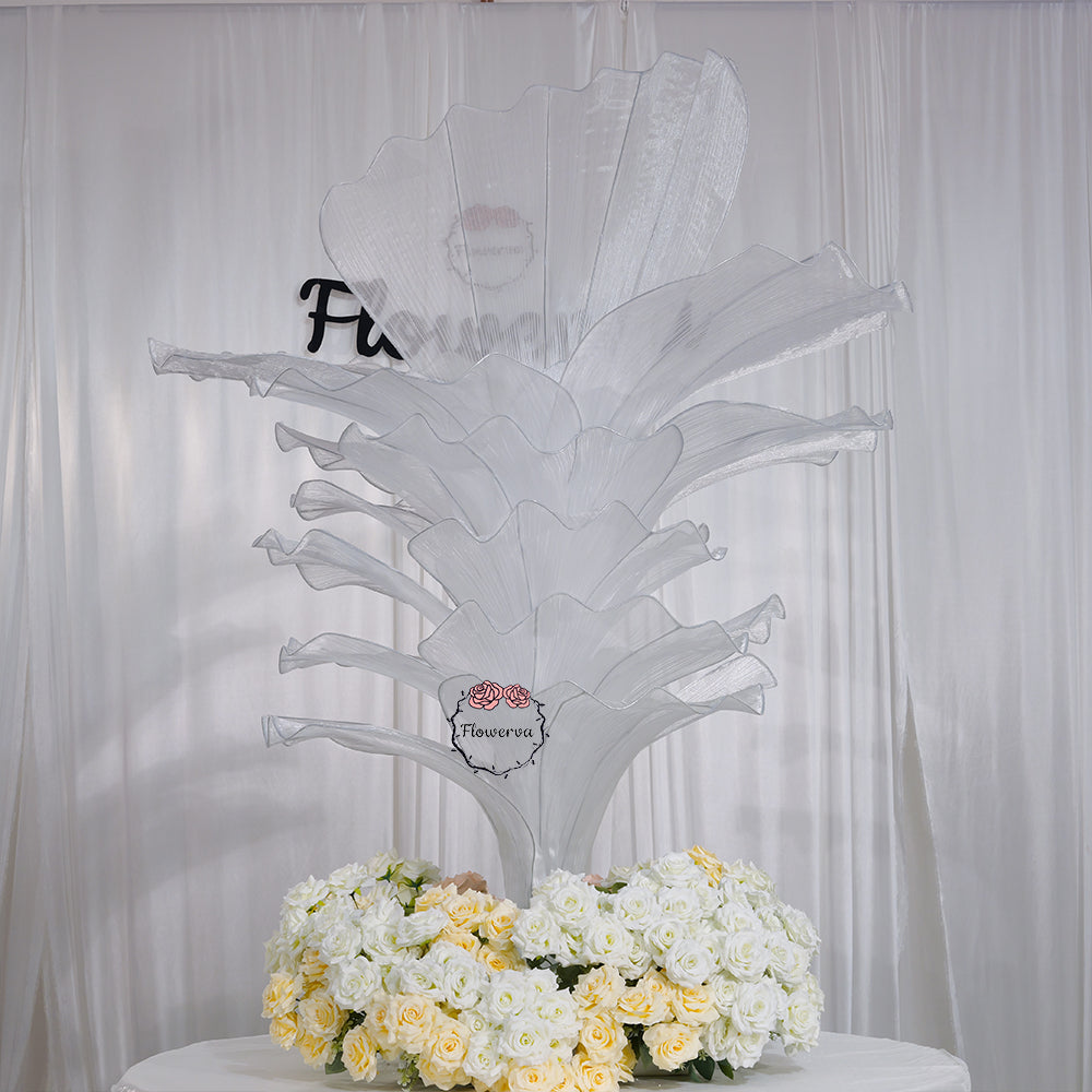 Flowerva Height Fabric Table Flower Wedding Decor(Without Flowers)