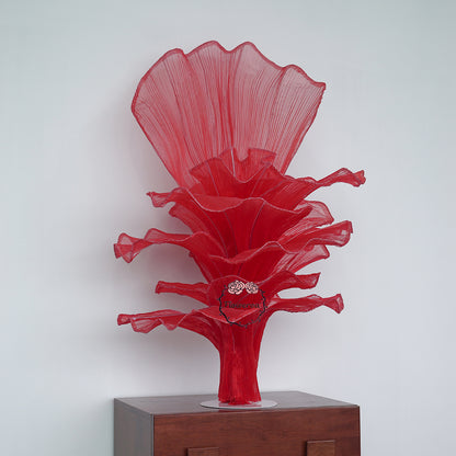 Flowerva Red Vintage Aesthetic Wedding Home Art Installation