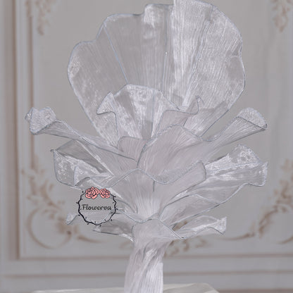 Flowerva Pure White Artistic Wedding Table Decorations