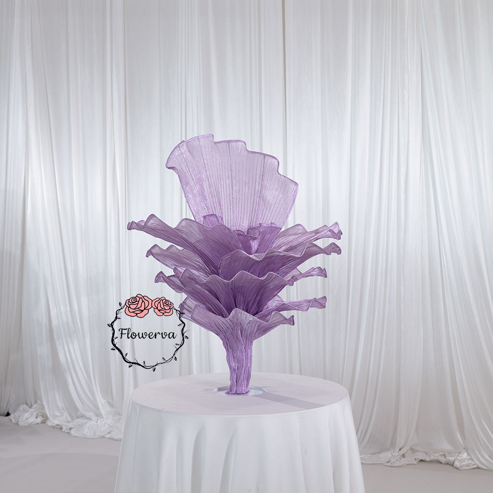 Flowerva Table Flower Wedding Decoration Pearl Purple