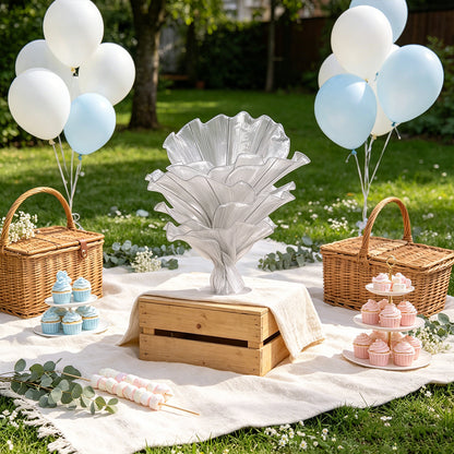 Flowerva Height Fabric Table Flower Wedding Decor(Without Flowers)