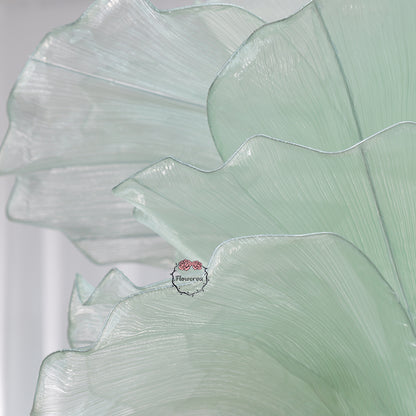 Flowerva Light Green Table Flower Wedding Decoration (With Base)