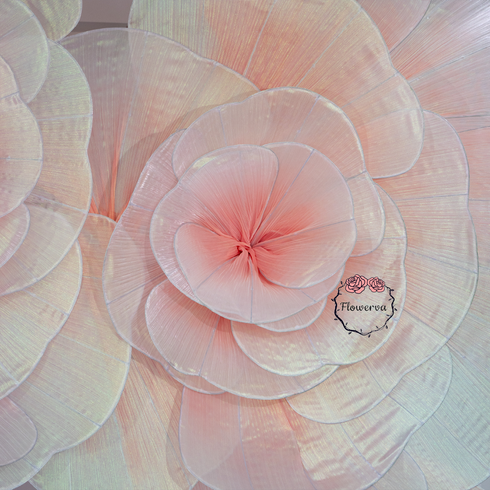 Flowerva Romantic Flower Art – Oversized 3D Petal Wedding Event Installation