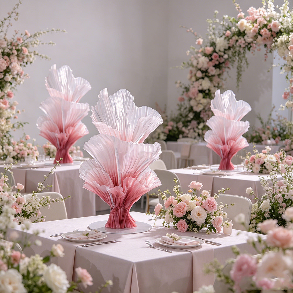 Flowerva "Romantic Light" Table Flower Wedding Decoration/Home Decor