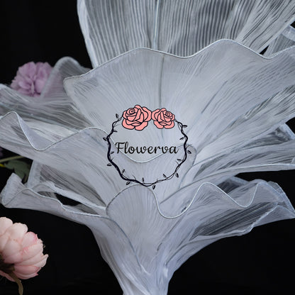 Flowerva Pure White Artistic Wedding Table Decorations