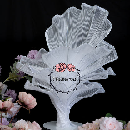 Flowerva Pure White Artistic Wedding Table Decorations