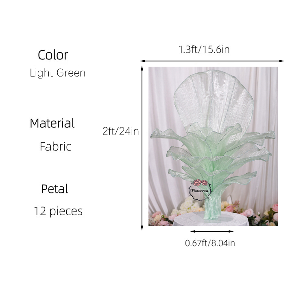 Flowerva Height Fabric Table Flower Wedding Decor(Without Flowers)