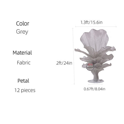 Flowerva''Morning Mist in the Mountains'' gray wedding table flower decoration