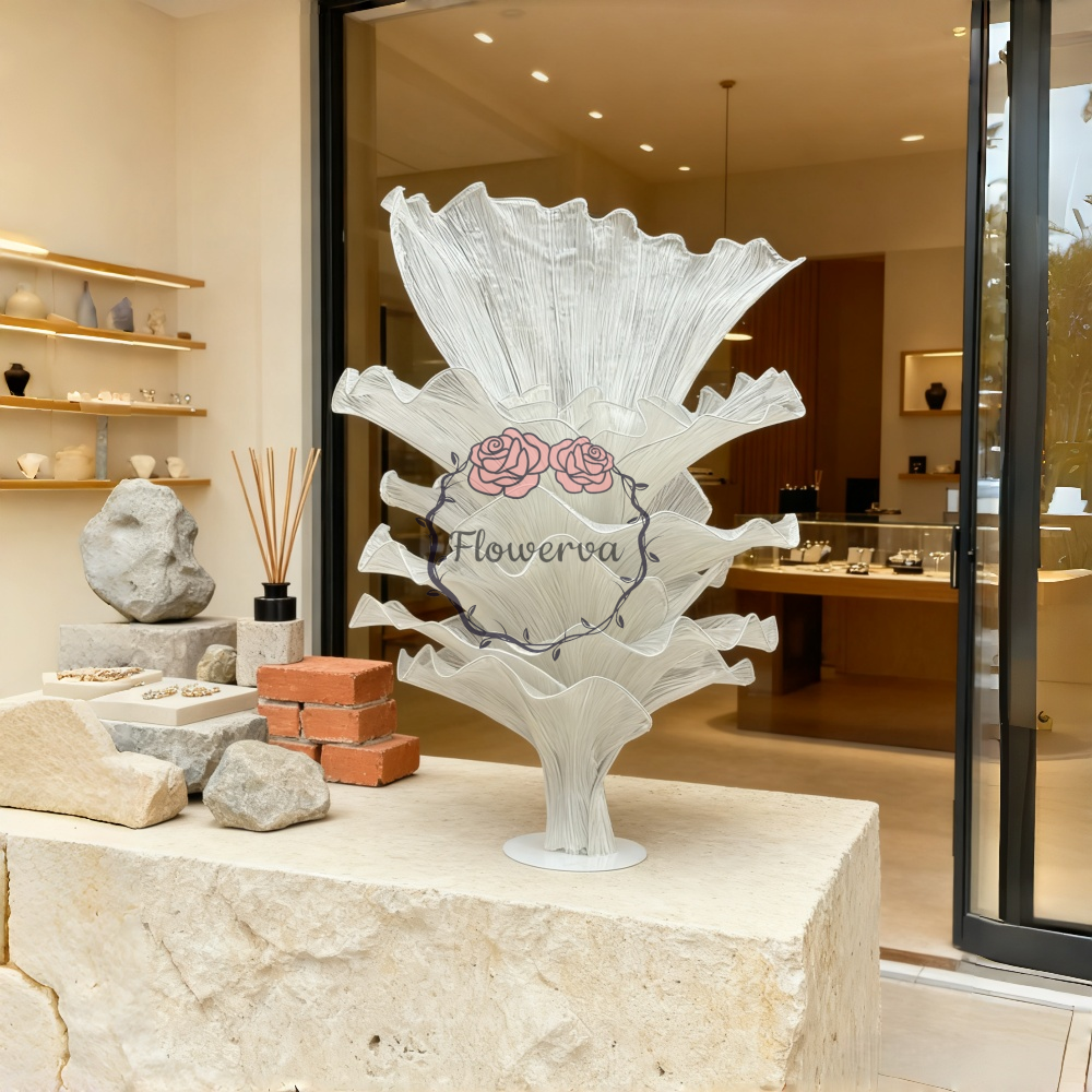 Flowerva''Morning Mist in the Mountains'' gray wedding table flower decoration