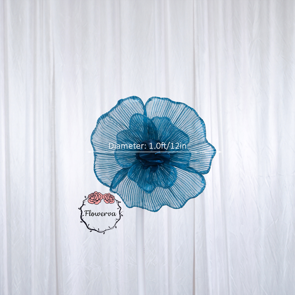 Flowerva Fabric Giant Flower Centerpiece Luxury Wedding & Event Decor