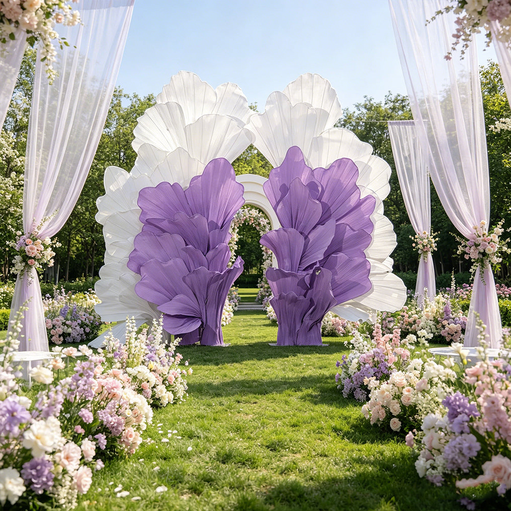 Flowerva Radiant Petal Sculpture Wedding Decor (Excluding Shelves)